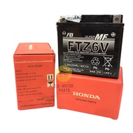 แบตเตอรี่ Honda แท้ FTZ6V ใช้กับรถรุ่น Click125i Click150i PCX CBR-150 Scoopy-i CB150 CBR150R **รับป