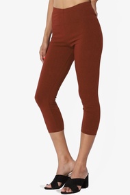 Legging Pendek Wanita 3 /4 Selutut Bahan Spandek Jersey Adem Dan Melar Licin BB 30 sampai 110KG