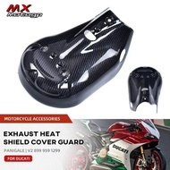 100% Carbon Fiber Exhaust Heat Shield Cover Protector For DUCATI Panigale 959 1299 V2 Motorcycle Acc
