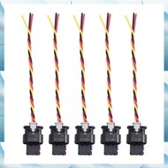 [W F S B] 5 Pcs Parking Sensor Plug Connector Wire 4F0973703 A1 A3 A4 A6 A7 Q5 R8 TT Seat