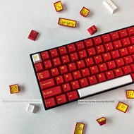 pbt keycaps keycaps GMK Classic Red Keycap Cherry Original Factory Height ABS Two-Color Keycap 163 K