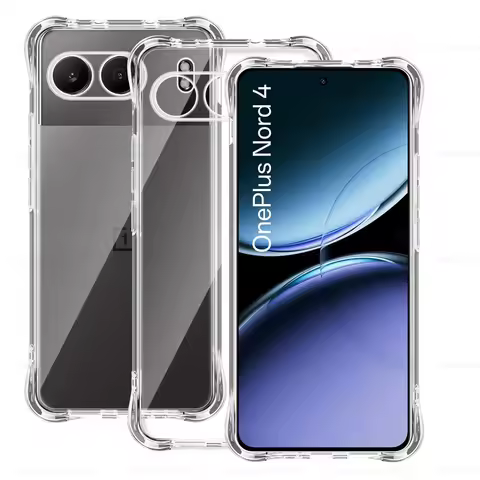 Clear Silicone Shockproof Cover Coque For OnePlus Nord 4 Case Lens Protection Protective Shell One P