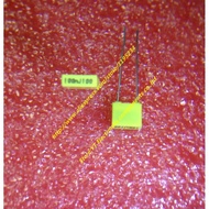 50pcs/lot Correction capacitors 100V104J 100NJ100 100NF 0.1UF more positive capacitance pitch 5MM