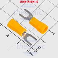 [20 Pieces]- SV3.5-4 Cos Y-shaped Head With Wire Cover 2,63-4.6mm2 M4 Screws Yellow Linhkien IC