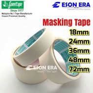 Sweettape Masking Tape 18yard (18mm / 24mm / 36mm / 48mm / 72mm) Tape Kertas Tape Putih