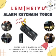 LEM HEIYU T5 Pro Safety Keychain Light Personal Alarm Flashlight Super Bright Portable Anti-Wolf Tor