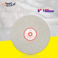 6" inch 150 mm Grit 80-3000 Diamond Grinding Disc Abrasive Wheel Coated Flat Lap Disk for Gemstone J