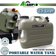 25L Portable Water Tank Camping Water Storage Container BPA Free Bekas Tangki Air Tong