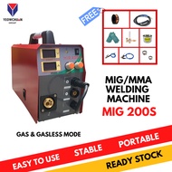 MMA/Mig WELDING MACHINE, MIG 200S, Inverter welding machine