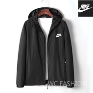 【NIKE JACKET】✔ Permier Quality SS Jacket Men's track and field suit super large clothing jaket lelak