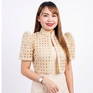 Modern Filipiniana Bolero /Solihiya Lace Bolero/ Traditional Top
