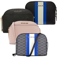 [Michael Kors] EMMY Scratch-Resistant Leather Gold Shell Crossbody Bag (4 Colors)