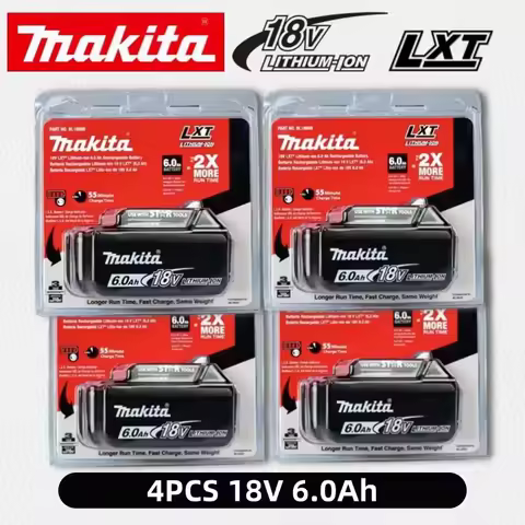 🦀100% Original Makita 6Ah/5Ah 18V Battery, Makita DHS680Z DTD173 DGA404 DRT50 DTW600 DTD171 Replacem
