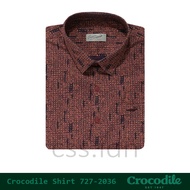 KEMEJA Men's Crocodile Short Sleeve Shirt 727-2036