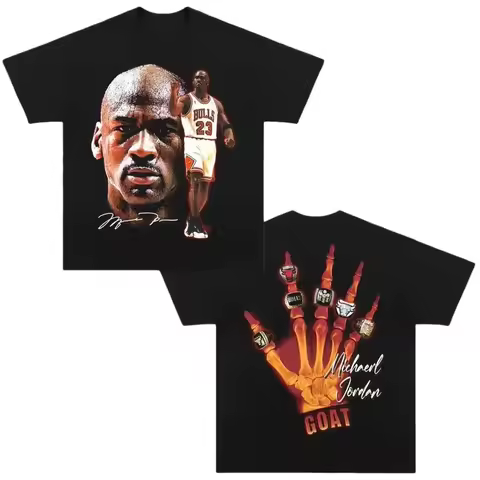 Michael Jordan Basketball Tshirt Unisex Iconic Print Streetwear Oversized Fan Shirt Daily Style Soft