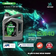 MOTION 15W40 Premium Diesel Mineral Lubricant Car Engine Oil 1L 4L 7L API CI-4 Engine Oil Lubricant