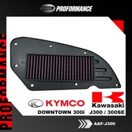 PROFORMANCE High Flow Air Filter for Kawasaki J300 / 300SE / KYMCO Downtown 300i  (AAF-J300)