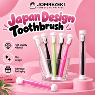 BORONG JOM Japan Nano Antibacterial Soft Bristle Toothbrush Adult Kids Sensitive Gum Braces Care Ber