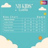 GAMIS ANAK NIBRAS KIDS LUELLA READY 3 WARNA / GAMIS NIBRAS