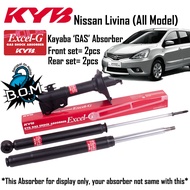 [KYB Gas] Shock Absorber Set, Nissan Livina 1.6, Livina 1.8