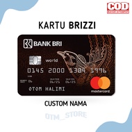 Kartu BRIZZI BRI Design Master Card Bisa Custom Nama - BRIZZI 1 SISI SALDO 0 [ COD ]