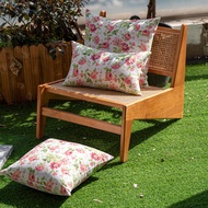 Floral Scandinavian Pillow Covers, 30x50/45x45/50x50cm, No Insert, For Office Sofa Lumbar Support