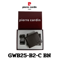 Pierre Cardin (ปีร์แอร์ การ์แดง)ชุดของขวัญ กระเป๋าธนบัตร+เข็มขัดหัวออโต้ Pierre Cardin Giftset walle