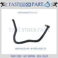 1PC BY PASS HOSE (7) RUBBER - AB39-8E725-BD FORD RANGER T6 2.2CC 3.2CC