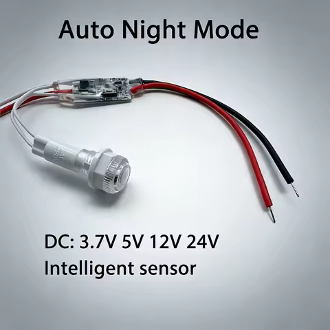 Automatic Light Control Switch 5V/12V/24V Night Sensor Daylight Automatic On/Off, Smart LED Switch f