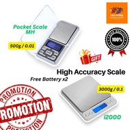 Kitchen Scale High Accuracy Precision Weight Electronic Baking Food Penimbang Timbang Pocket Scale M