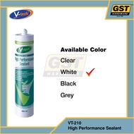 V-Tech Silicone VT-210 Silicone High Performance Sealant 300ML Silicon Silicone Sealant Fix