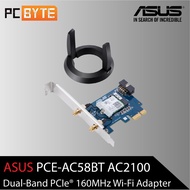 ASUS PCE-AC58BT AC2100 Dual-Band PCIe 160MHz Wi-Fi Adapter PCByte