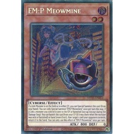 [KW2 Yugioh] [EN-UK] Card MP25-EN054 EM:P Meowmine : Prismatic Secret Rare Card : 1st Edition