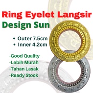 100 pcs (1 packet)Ring Langsir Eyelet-Curtain Ring Eyelet-Murah