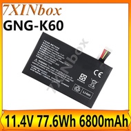 7XINbox NEW GNG-K60 11.4V 91.2Wh 8000mAh Laptop Battery For Gigabyte P56XT P56XTV7-DE427T P56XTV7-DE