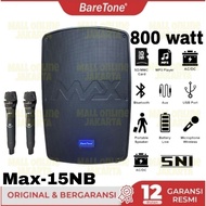 Speaker bluetooth Baretone 15 inch max 15NB aktif portable wireless Max15Nb