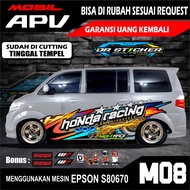 Decal Mobil APV - Decal Mobil Suzuki APV - Striping Mobil APV Custom
