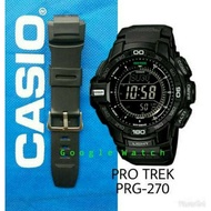 HITAM Casio PROTREK PRG-270 PRG270 PRG270 Black Color CASIO PRO TREK PRG 270. Watch STRAP