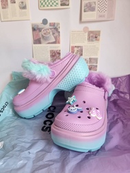 ( พร้อมส่ง ) Crocs x Aespa Stomp Lined Clog