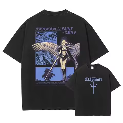 Claymore hot product New Model T-shirt personality Clothes Unisex Oversized Suitable for all seasons