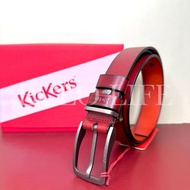 Kickers Men Belt Original Genuine Leather Tali Pinggang Kulit Lelaki Pin Buckle Belt 86436