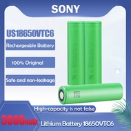 VTC6 18650 3.7V 3000mAh 30A High Drain Lithium Rechargeable Battery for Power Bank Flashlight Tools