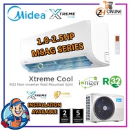 [ZH]Midea 1HP - 2.5HP R32 Xtreme Cool Series Super Ionizer MSAG-10CRN8 MSAG-13CRN8 MSAG-19CRN8 MSAG-25CRN8 MIDEA R32