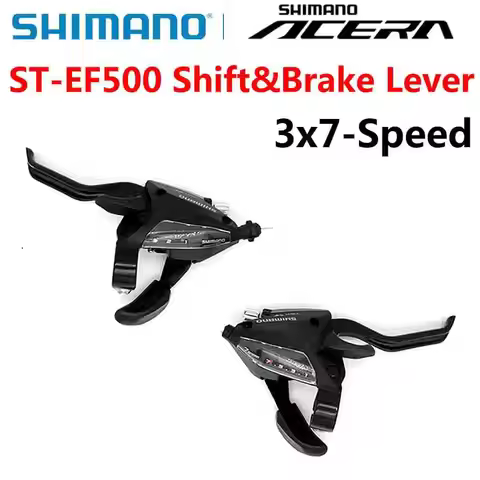 Shimano Acera Altus Ef500 3X7V Groupset- Ez Fire Plus Shift/brake Lever - 2-Finger Lever Size - 3X7 