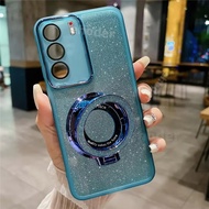 Cho Tecno Camon 40 Pro 4G 5G 2025 Trường Hợp lấp lánh Ốp Giá đỡ nhẫn Cho Camon40 40Pro Camon40Pro Mề