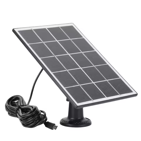 3.3W Outdoor Solar Cells Charger IP65 Waterproof with 9.8Ft Charging Cable for Arlo/Ring/Eufy/Blink 