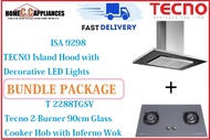 TECNO HOOD AND HOB FOR BUNDLE PACKAGE ( ISA 9298 &amp; T2288TGSV ) / FREE EXPRESS DELIVERY