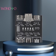 DT3 USB Cable Tester USB Type-C Data Cable Detection Board for IPhone Android [wohoyo.sg]