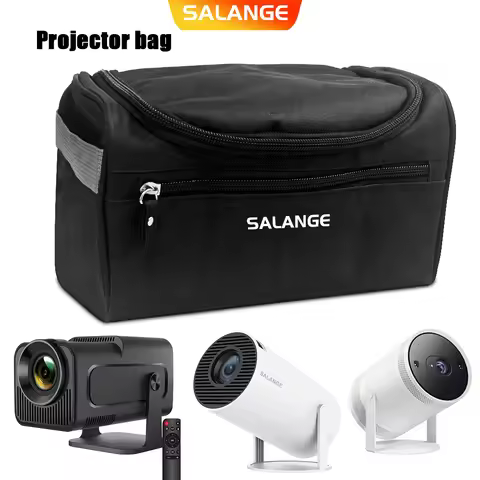 Salange Projector Storage Case Travel Projector Bag for HY300 Pro HY320 HY260 MAX Protector Zipper C