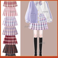 Formal Uniform for Kid School Girl Jk Skirt Pleated Skirt Girls Plaid Skirt Student Uniforms Preppy 